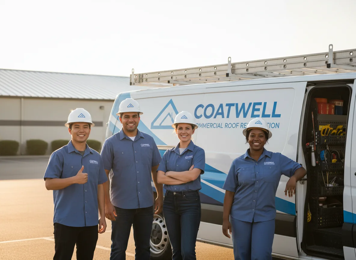 Commercial roof coating company in Atlanta, IL